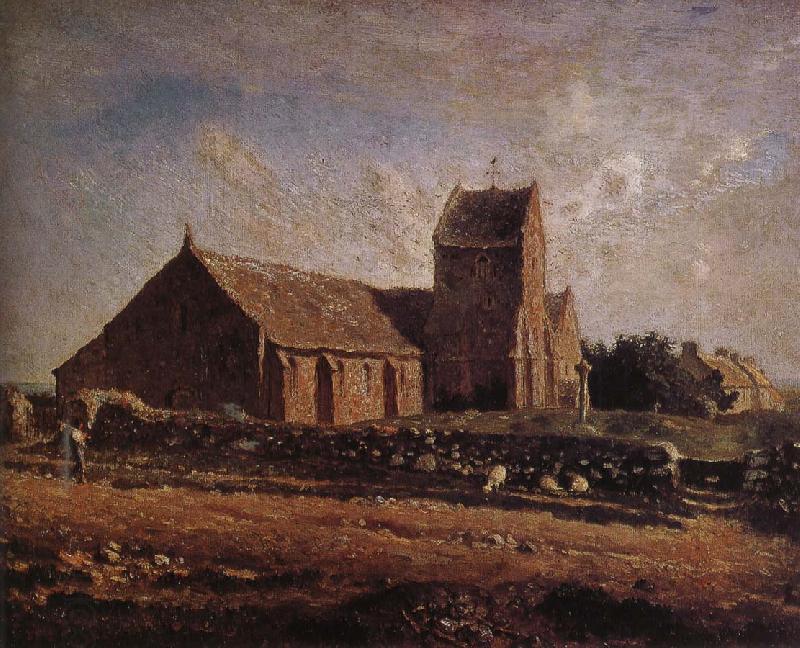 Jean Francois Millet Church oil painting picture